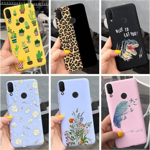 For Huawei Nova 3i Case INE-LX1 Cactus Flower Painted Cover For Huawei Nova 2i 3i 5i 7i 5T Nova5t YAL-L21 Soft TPU Protect Coque