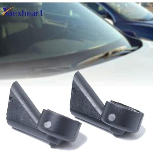 2Pcs 8E9955985 8K9955985A Black Plastic Rear Window WindShield Wiper Washer Nozzle Spray Jet For Audi A1 A3 A4 Q7 S3 S4