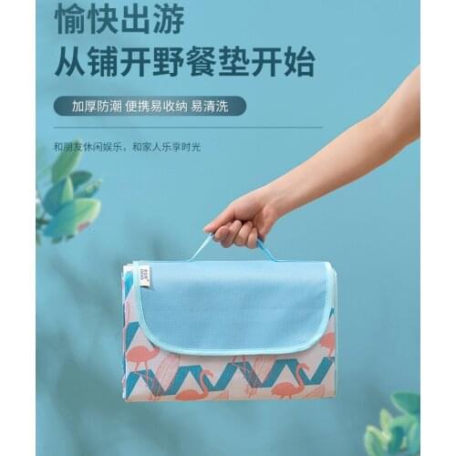 Picnic Mat Spring Outing Moisture-Proof Mat Picnic Blanket Outdoor Portable Waterproof Picnic Beach Mat Outing Thickened