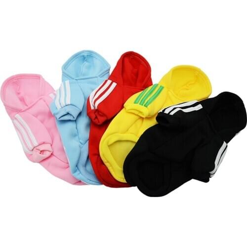 2020 Hot Selling Winter Casual Dog Pets Clothes Warm Hoodie Coat Jacket Clothing For Dogs