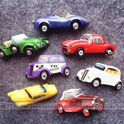 Hot selling convertible sports car car old car refrigerator sticker