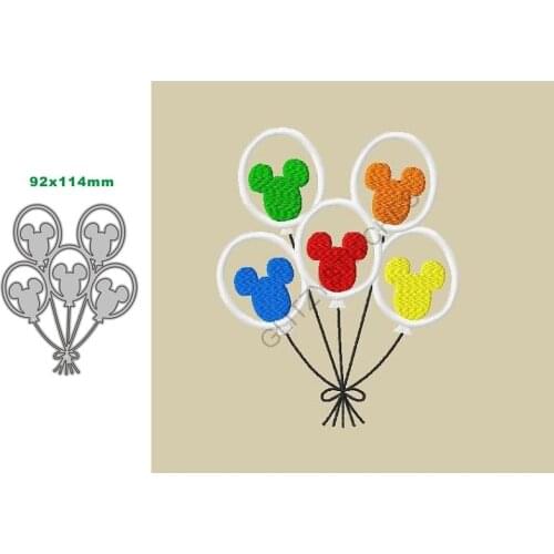 Metal Cutting Dies Balloon for DIY Scrapbooking Decorative Embossing DIY Paper Cards