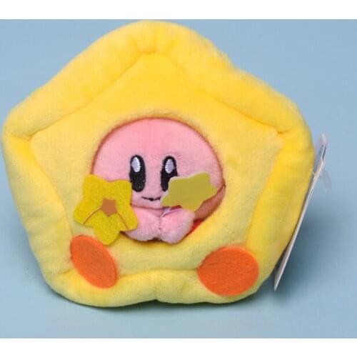 Cute Kirby Toys Children Cartoon Stuffed Toys Lovely Plush Star Kirby Small Pendant Animal Toy Girls Fashion Christmas Gifts Kid