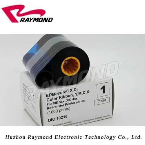 EDIsecure XID8300 printer ribbon and XID8600 printer ribbon set DIC10216 and DIC10319