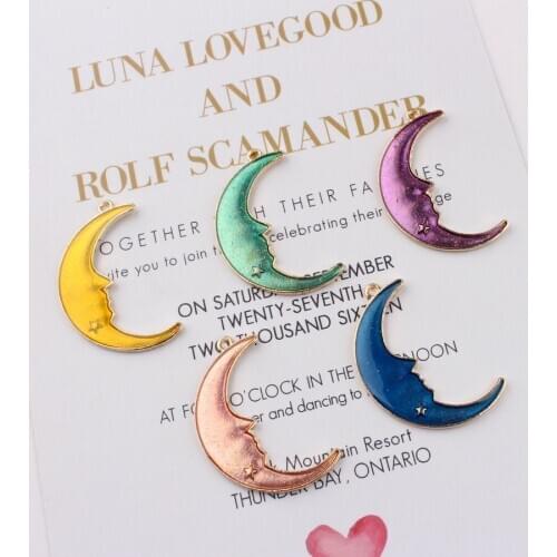 New Arrival 10pcs/lot Enamel Alloy Charms DIY Jewelry Findings Gold Tone Oil Drop 19*32MM Metal Alloy Bracelet Earring Charms