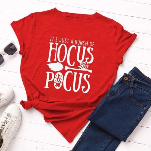 PocUS Halloween Day Shirt Fashion Funny Graphic Pure cotton Women Tshirts O Neck Casual Short Sleeve Tees graphic t shirts
