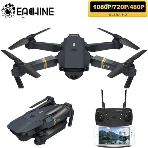 Eachine E58 WIFI FPV With Wide Angle HD 1080P/720P/480P Camera Hight Hold Mode Foldable Arm RC Quadcopter Drone X Pro RTF Dron