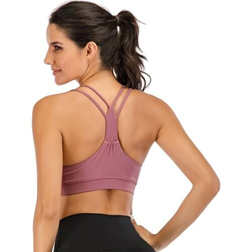 Sexy Push Up Sports Bra Active Wear Removable Cups Ultra Soft Super Elastic Womens Sports Bodice Yoga Accessories