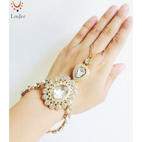 SL-012 Hand Chain Bracelet Slave Bracelet Wedding Jewelry Wedding Bracelet Hand jewelry Boho Bracelet Bohemian