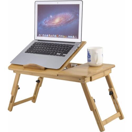 Classical Portable Adjustable Folding Bamboo Laptop Table Sofa Laptop Stand Desk Computer Notebook Bed Table mesa plegable