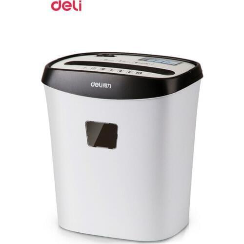 Deli 9928 15L Electric Mini Shredder Gear Office Household Use High Power Electric Shredding 220V/60W Paper Shredder 1.6m/min