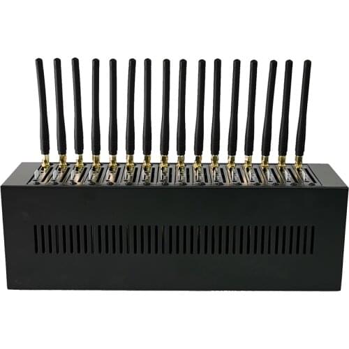 High Quality 16 Port 2G Multi SIM Slot Best Low Price SMS Send Receive Support AT Command IMEI Modify GSM Modem Gateway