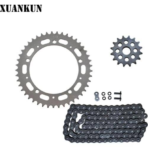 XUANKUN Motorcycle Accessories LX650 Sets of Chain CR9 with Oil Seal Chain / Chain Plate