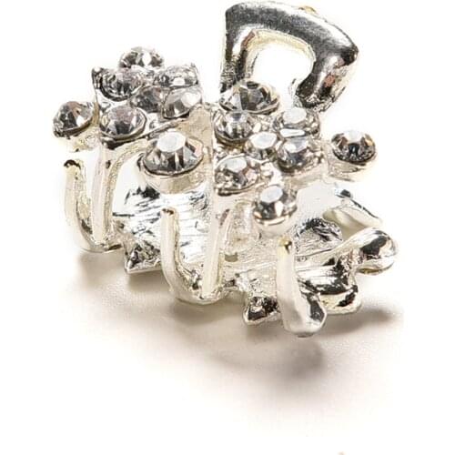 2/5Pcs Butterfly Small Mini Hair Clip Claw Clamp Retro Crystal Rhinestone Hairpin Jewelry Hair Accessories For Women