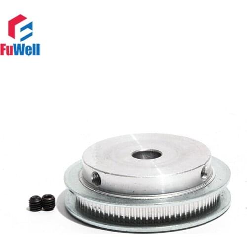 S2M 65T Timing Pulley Aluminum Alloy 7mm/11mm Toothed Belt Pulley 6/8/10/20mm Bore Belt Width S2M 65Teeth Transmisson Wheel
