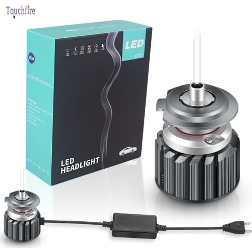 2Pcs 360 Degree 16000LM Canbus NO Blind Spot 100W Quartz Tube LED H1 H7 H11 HB3 HIR2 Car Headlight Bulb Auto Light 12V