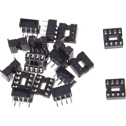 20 X 8 Pin 2.54Mm Pitch IC Sockets Solder Type Adaptor