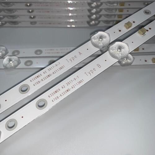 3-5-10LOT LED Backlight strip 6 lamp 4708-K320WD-A2113N01 A1113N11 TX-32FR250K K320WDX A/B Type 2T-C32ACSA