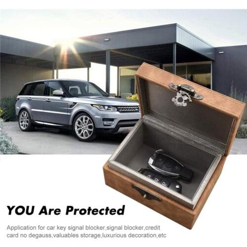 Car Key Signal Blocker Box Pouch Anti Theft Key Safe Blocking Pouch Case Signal Shielding Bag Radiation-proof Mobile Phone Box