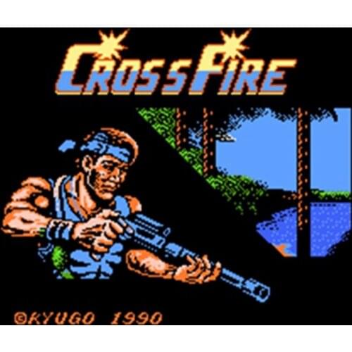 Cross Fire 60 Pins English Version Game Cartridge for 8 Bit 60pin Game Console