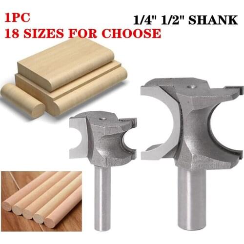 Woodruff Keyseat Milling Cutters 1Pc Half Round Side Milling Cutter Router Bit 12.7mm/6.35mm Shank Woodworking Bits Wholesale