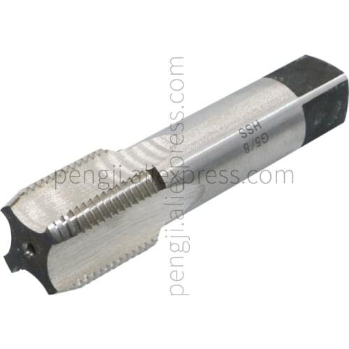 G 5/8 " -14 BSP 55 Degree Pipe Thread HSS Tap, Tapered Pipe Thread Tap Used for Conventional Machine Tapping or CNC Tapping