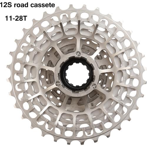 RYET 12 Speed Cassette Road bike 11-28T 32T 34T UltraLight CNC 12s sprocket for12v SLR lightweight cassette