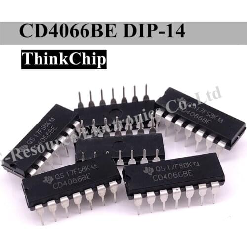 10pcs) CD4066BE DIP-14 CD4066 DIP14 4066BE DIP CMOS Quad Bilateral Switch