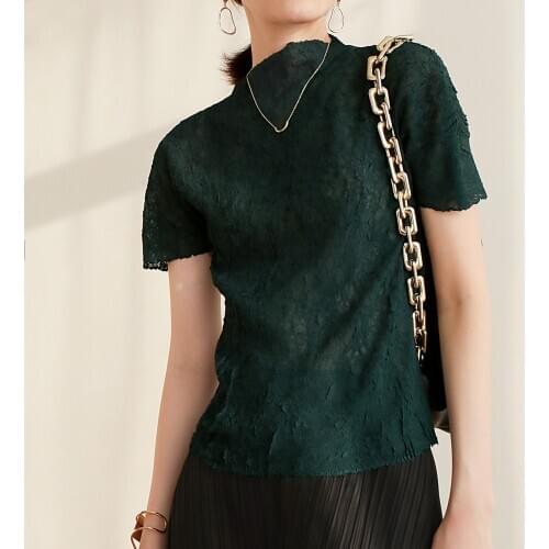 Summer issey Miyake Pleats please casual chic T-shirt for fall/Spring base