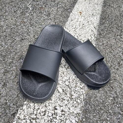 Plus Size Mens Slipper Solid Color Soft Sole Shoes Casual Womens Bathroom Shower Sandals Indoor Flip Flops Outdoor Footwear