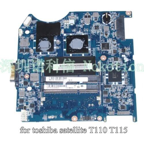NOKOTION A000066630 DA0TL1MB8D0 For toshiba Satellite T110 T115 laptop motherboard U4100 CPU GS45 DDR3