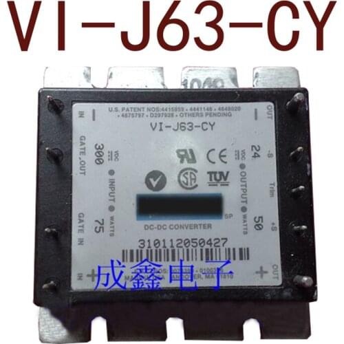 Original-- VI-J63-CY DC300V-24V50W2A 1 year warranty ｛Warehouse spot photos