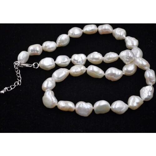 Baroque 9-10mm cultured freshwater pearl necklace