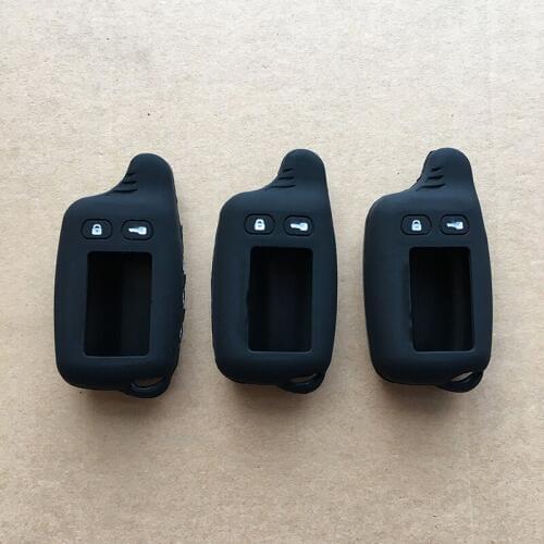 Russia Silicone alarm Key Case for TW-9010 TW-9030 TW-9020 TW9010 LCD Remote Key Fob Keychain, TW 9010 9030 9020, TW9030 TW9020