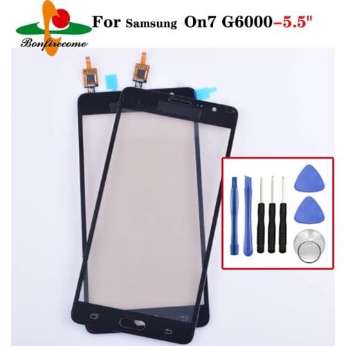 For Samsung Galaxy On7 G6000 SM-G6000 Touch Screen Panel Sensor Digitizer Glass Touchscreen NO LCD