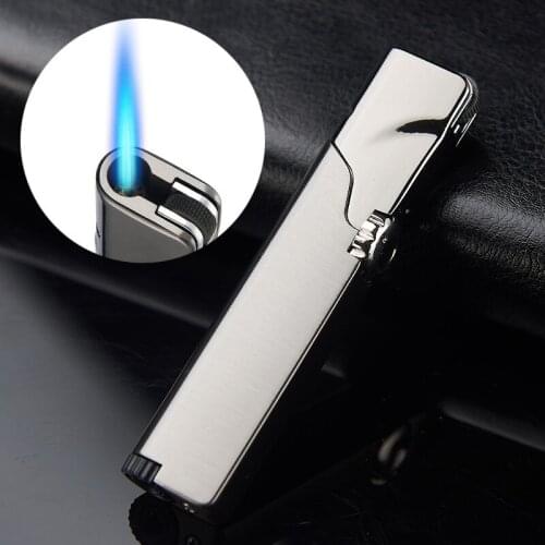 Grinding Wheel Straight Into The Rotary Switch, Personalized Creative Metal Windproof Lighter Briquets Et Accessoires Fumeurs