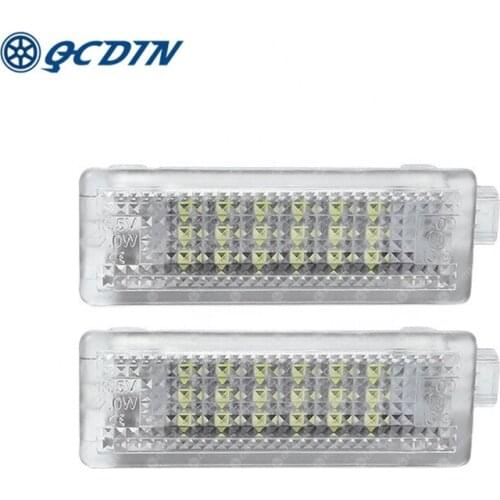 2PCS LED Courtesy Lamp For BMW E81 E82 E87 E88 F20 F20 F20 E91 E92 E93 E60 E61 F07 F10 F11 F18 E63 Auto Footwell Light
