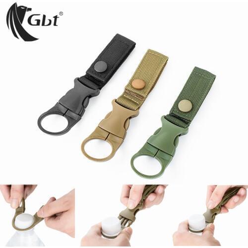 Outdoor sports goods EDC fast water bottle buckle beverage bottle buckle bottle hanging mineral water bottle carabiner buckle