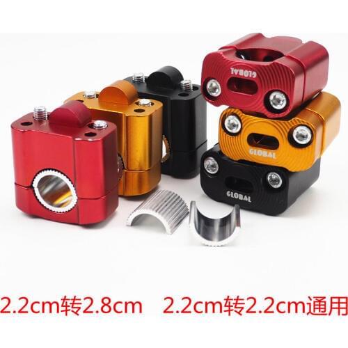 Universal Aluminum Motorcycle Handlebar Risers 28mm 22mm Adjustable Fat Bar Clamps for Honda Kawasaki Ducati Yamaha KTM trimph