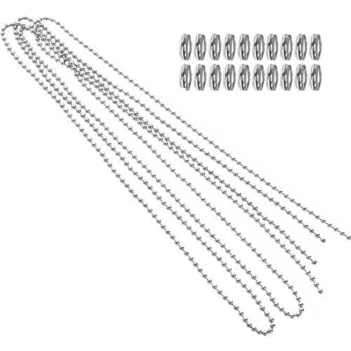 1 Set Ceiling Pull Chain With Connector Bead Pull Chain Extension Fan Bed Light Switch Pull Chain Extender Lamp Accessories