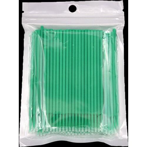 100 Pcs/lot Durable Individual Makeup Tool Eyelash Brush Clean Mascara Wand Micro Sanitary Disposable Extension Applicator PVC