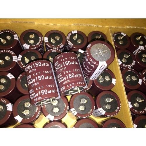 150uF 500V NIPPON NCC KMH Series 30x40mm Super Downsized 500V150uF Aluminum Electrolytic Capacitor
