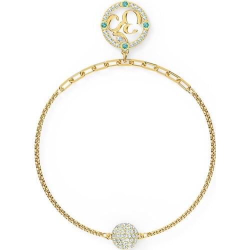 2020 Fashion Jewelry SWA New REMIX COLLECTION OM STRAND Light Color Gradient Om Pendant Crystal Fashion Bracelet Womens Luxury