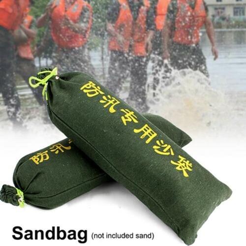 5PCS Long-lasting Sandbag With Drawstring Sealing Thickening Encryption Flood Water Barrier Without Sand
