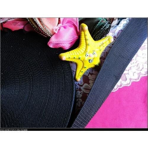 50yards/lot 5cm width thickened webbing bags luggages clothing tape black free shipping