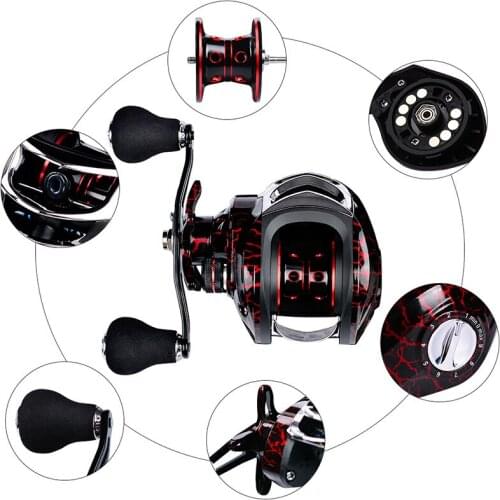 7:1:1 Fishing Reel Metal Reel Rotating Reel 10KG Drag Metal Spare Reel Salt Water Reel Fishing Accessories