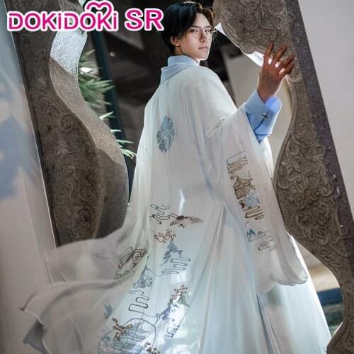 DokiDoki-SR Anime Dao Mo To Shi Cosplay Lan Wangji Cosplay Costume Men Lan Wng Ji Mo Dao Zu Shi Cosplays Anime