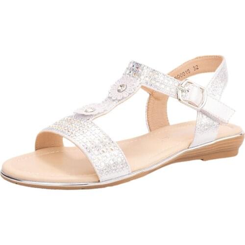 Toddler Little Big Kids Girls Party Wedding Princess Platform Wedge Weel Dress Sandals