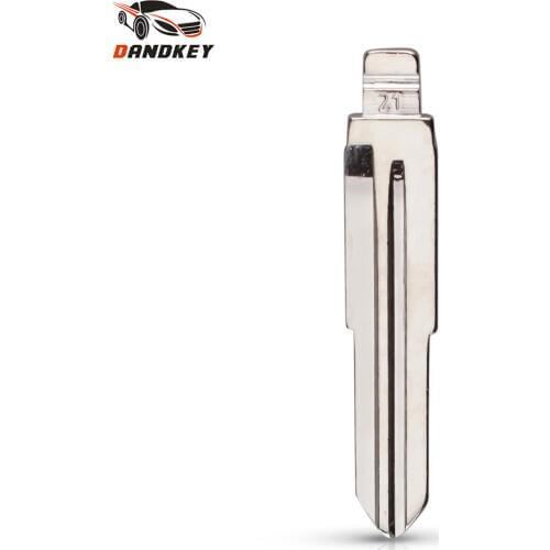 Dandkey Type #21 Metal Blank TOY41 Key Blade Car Replacement Flip Floding Remote Uncut Car Key Blade For Toyota Corona