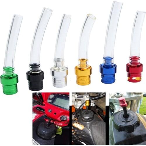 1PC Gas Fuel Cap Valves Vent Breather Hoses Tubes for Motocross Bike Fuel Breather Pipe Universal Modification Parts Tank Covers